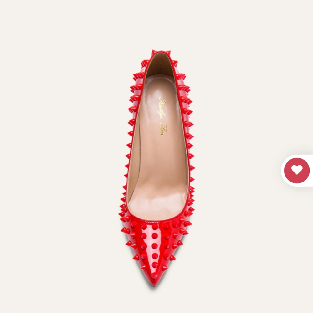 COPY - Spike Red Sole High Heel Pumps